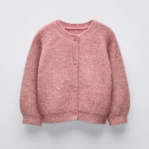 ZARA PURL KNIT CARDIGAN
